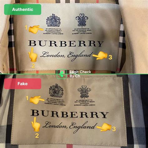 burberry tag fake|burberry trench authenticity check.